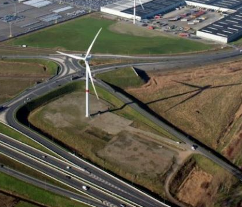 Nieuw tankstation aan de A11 (onderdeel van de E34) Afslag 19  Haven Zeebrugge