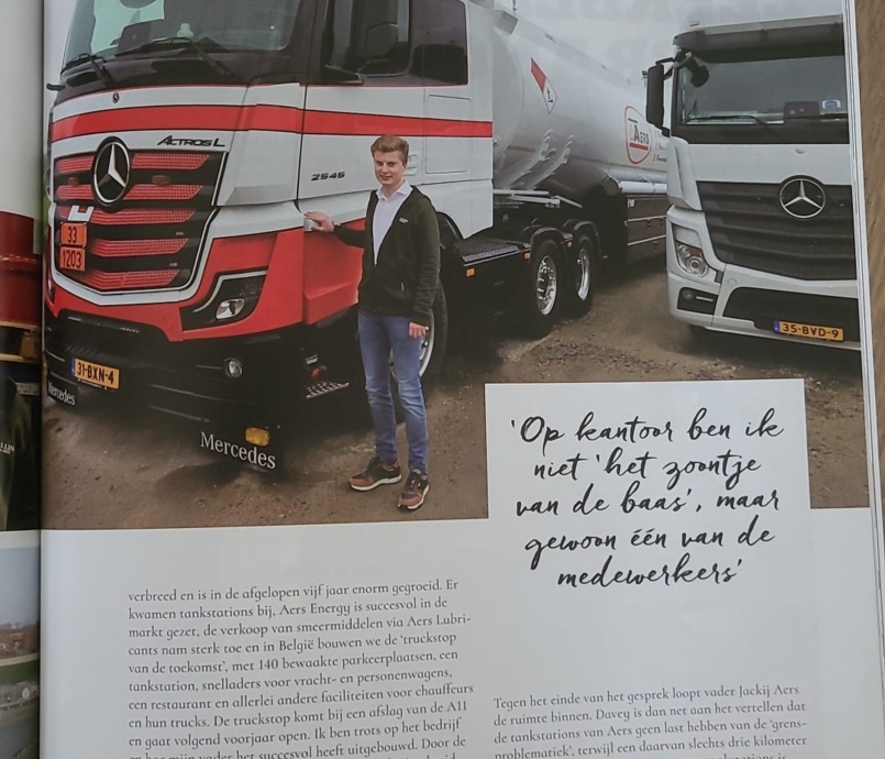 Interview met Davey Aers in Move On Magazine nr 2. - 2024.